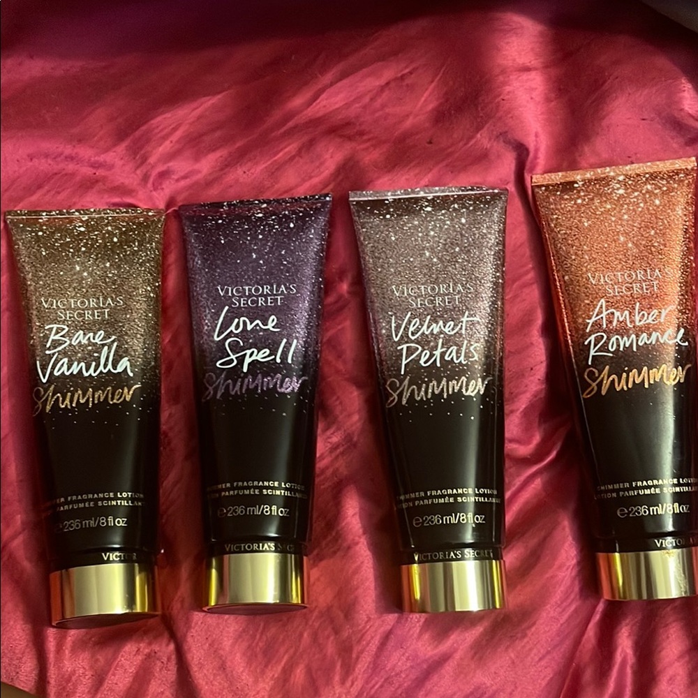 Victoria's Secret Shimmer Fragrance Lotions